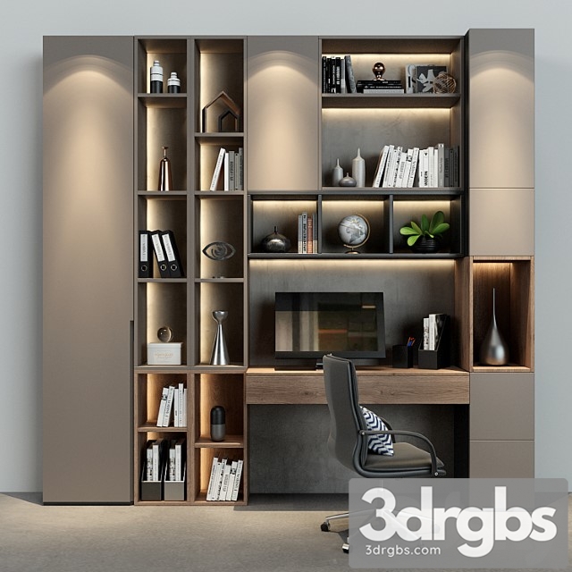 Cabinet furniture 062 2 3dsmax Download - thumbnail 1