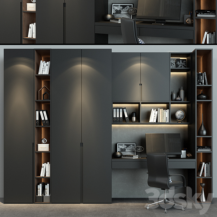 Cabinet Furniture_039 3DS Max - thumbnail 1