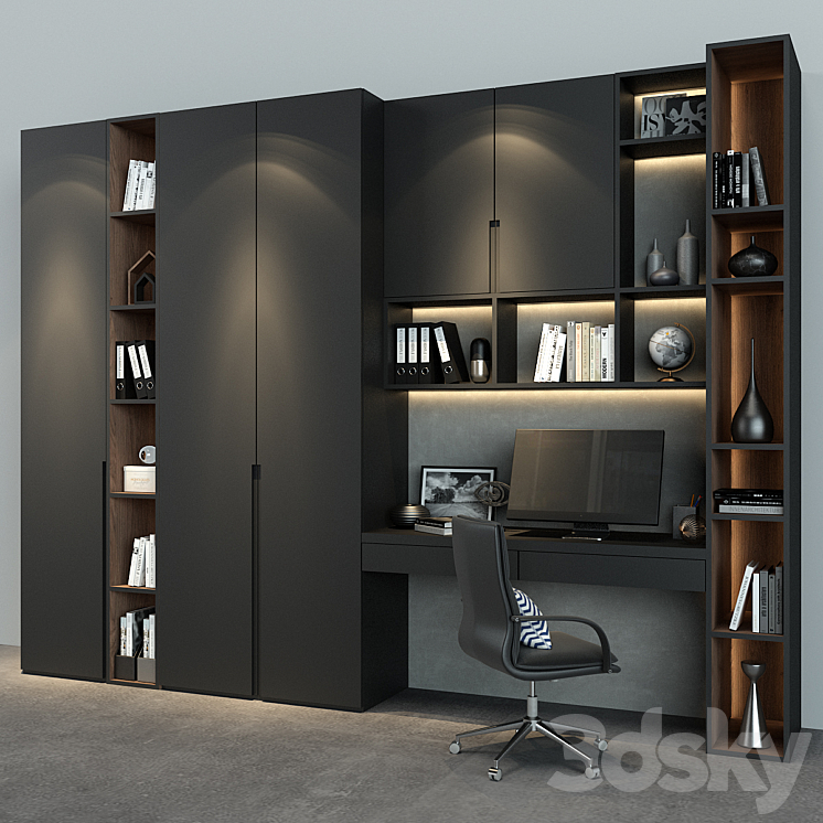 Cabinet Furniture_039 3DS Max - thumbnail 2