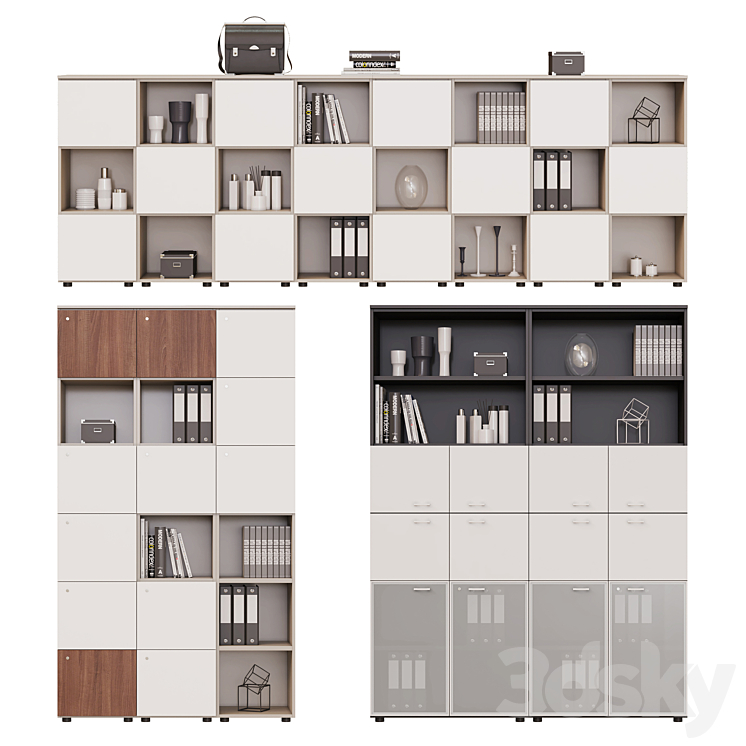 Cabinets CONTENITORI UNIVERSALI EVO (part2) 3DS Max - thumbnail 1