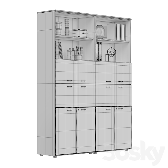 Cabinets CONTENITORI UNIVERSALI EVO (part2) 3DSMax File - thumbnail 3