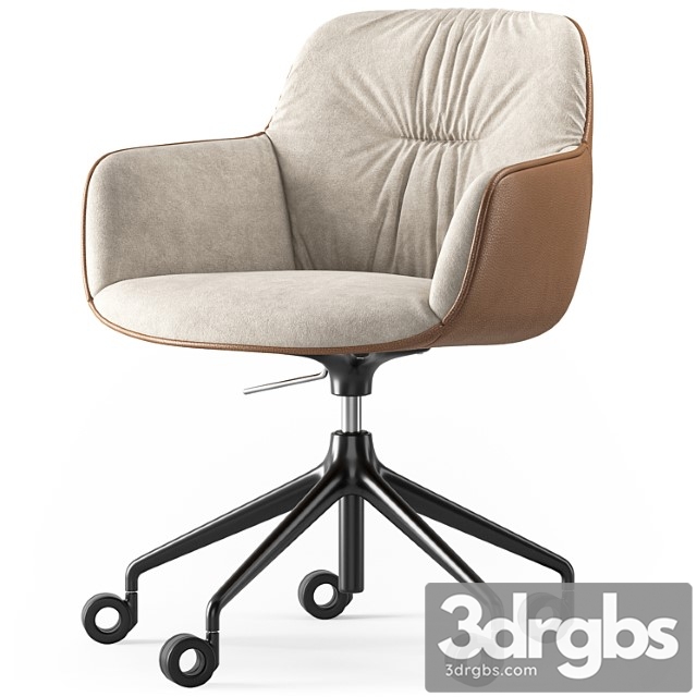 Calligaris Cocoon Soft Office Chair 1 3dsmax Download - thumbnail 1