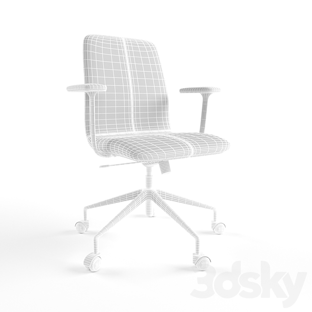 Cappellini Lotus Comfort 3DS Max Model - thumbnail 3