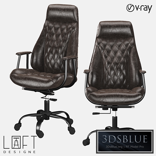 Chair LoftDesigne 2021 model 3DS Max - thumbnail 3