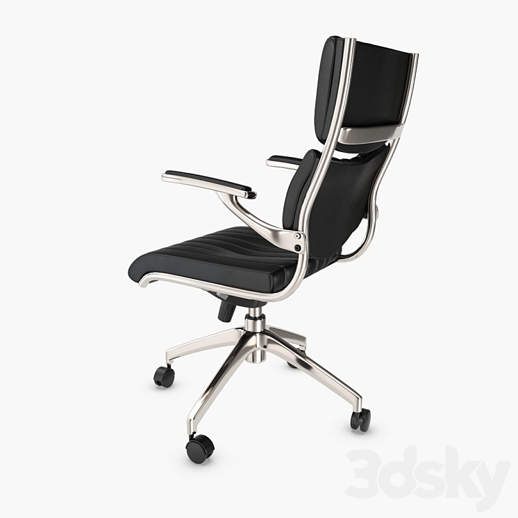 Chair Modway 3DS Max Model - thumbnail 2