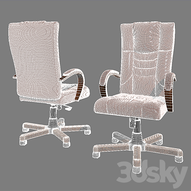 Chair of the head “Senator” 3ds Max - thumbnail 3