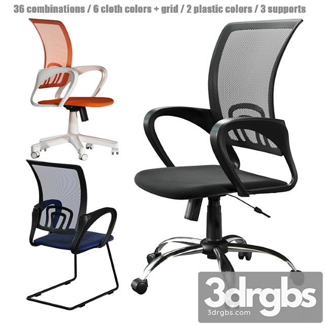 Chair office chairman 696 2 3dsmax Download - thumbnail 1