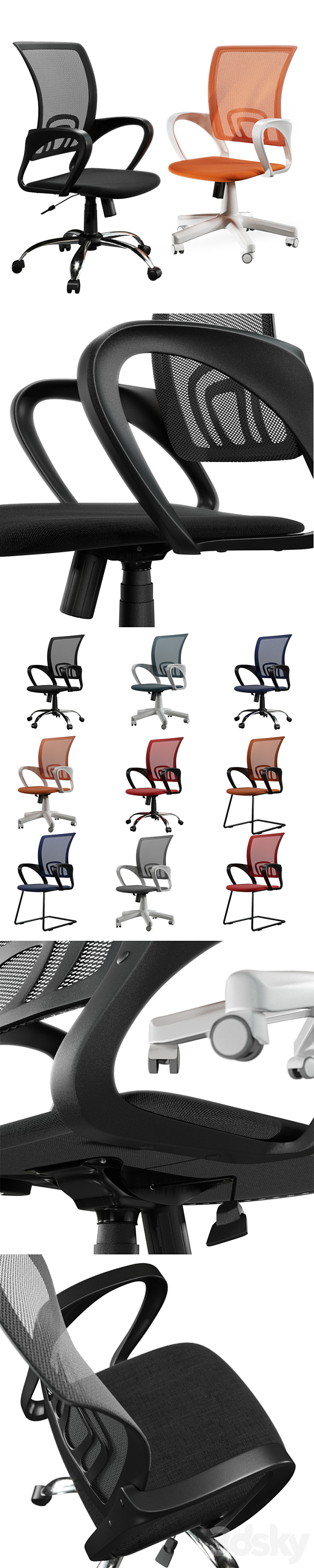 Chair office CHAIRMAN 696 3DS Max - thumbnail 2