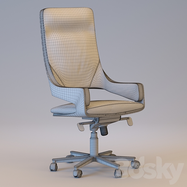 Chair Silhouette Alto I4 Mariani 3ds Max - thumbnail 2