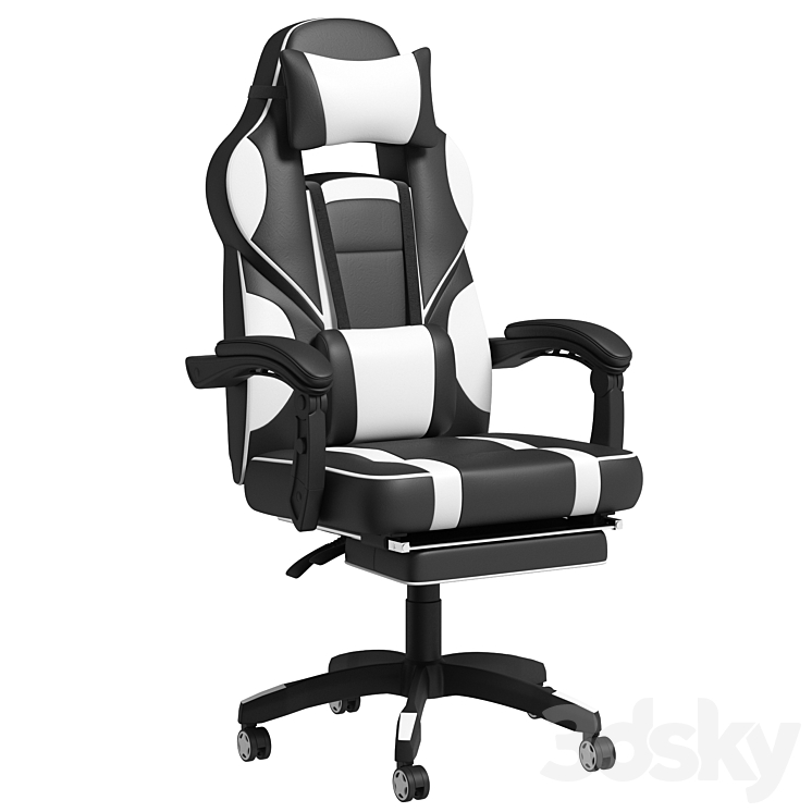 Challenger gamer chair 3DS Max - thumbnail 1