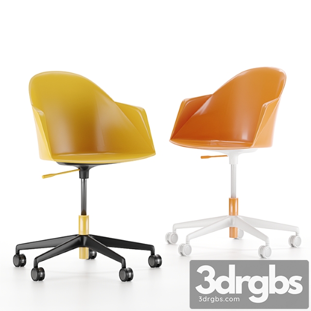 Cila Go Swivel Armchair 2 3dsmax Download - thumbnail 1