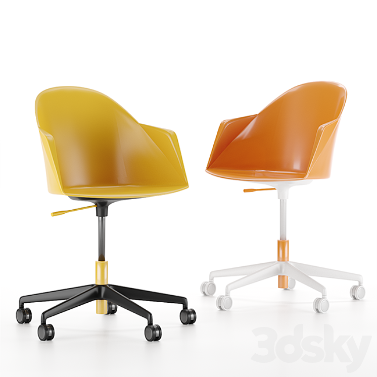 Cila go swivel armchair 3DS Max - thumbnail 1