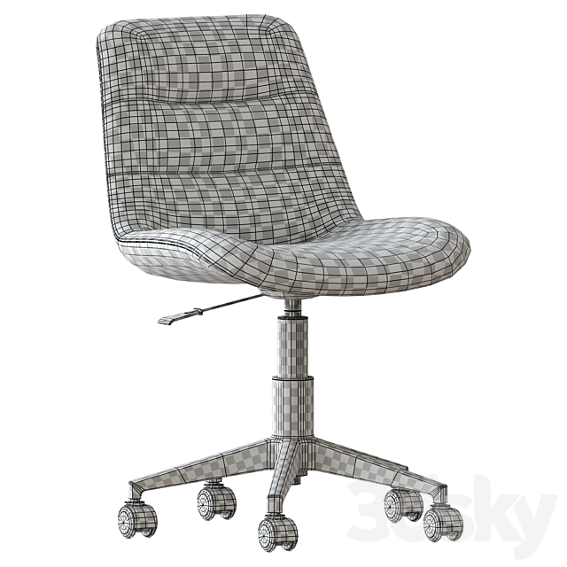 Computer chair Austin from StoolGroup 3DS Max Model - thumbnail 5