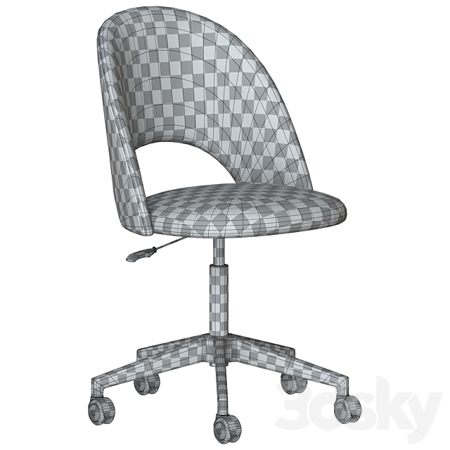 Computer chair Leo from Bradexhome 3DS Max Model - thumbnail 5