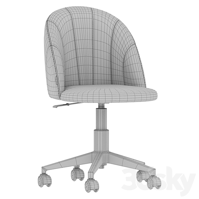 Computer chair Logan from StoolGroup 3DS Max Model - thumbnail 5