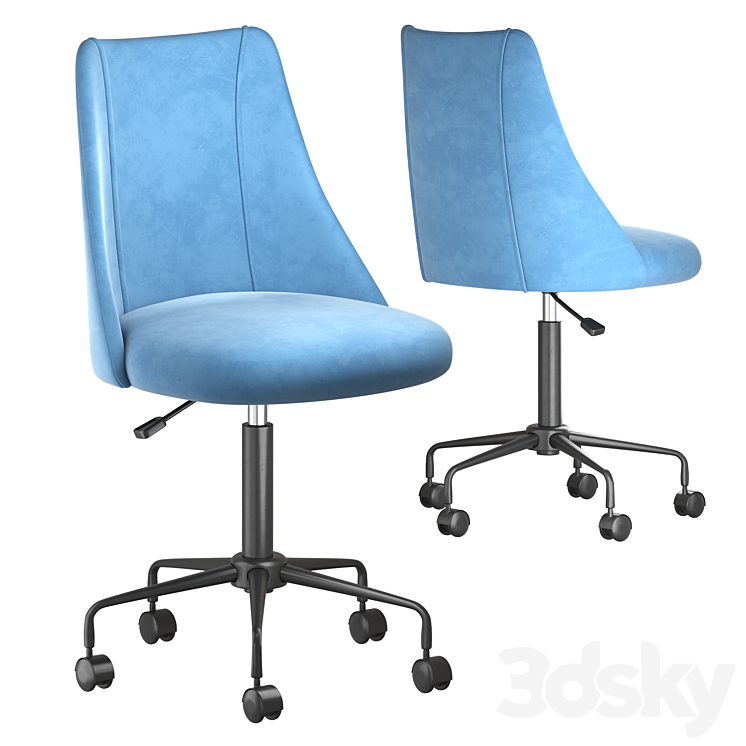 Computer chair Siana from Stoolgroup 3DS Max Model - thumbnail 2