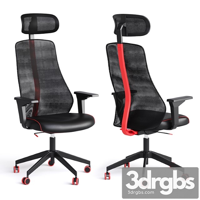 Computer Gaming Chair Matchspel Ikea 3dsmax Download - thumbnail 1