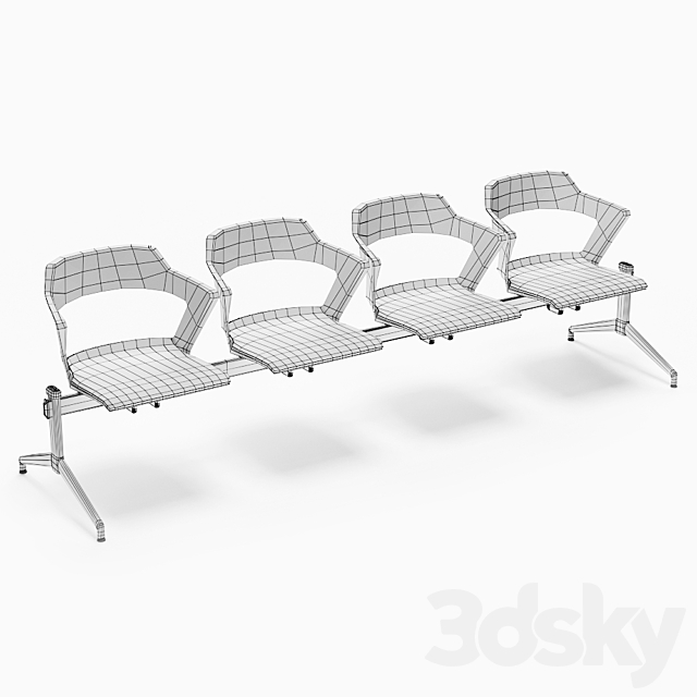 Conference Chair SKY_LINE SK 224 3DS Max Model - thumbnail 3