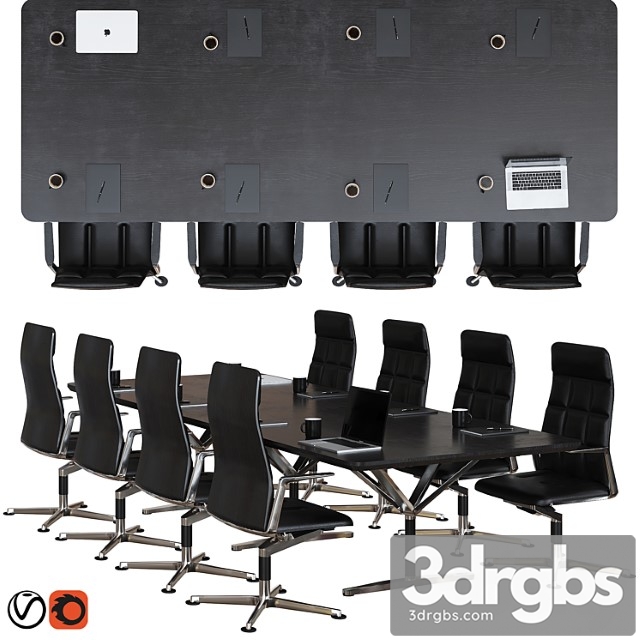 Conference Table 1 3dsmax Download - thumbnail 1