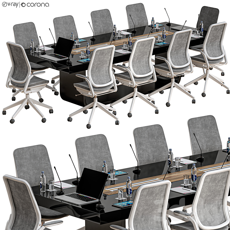 conference table 23 3DS Max Model - thumbnail 3