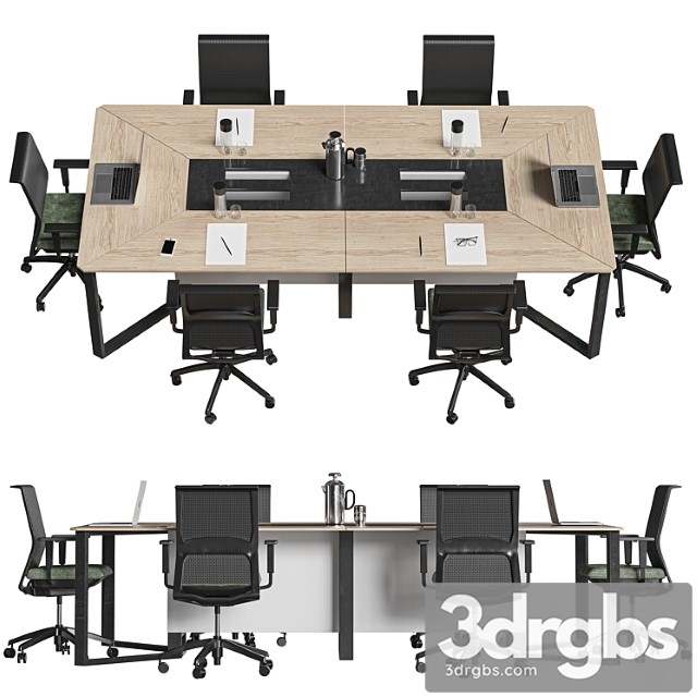 Conference Table 40 3dsmax Download - thumbnail 1