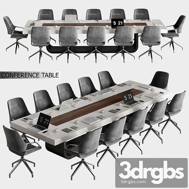 Confrance table 03 2 3dsmax Download - thumbnail 1