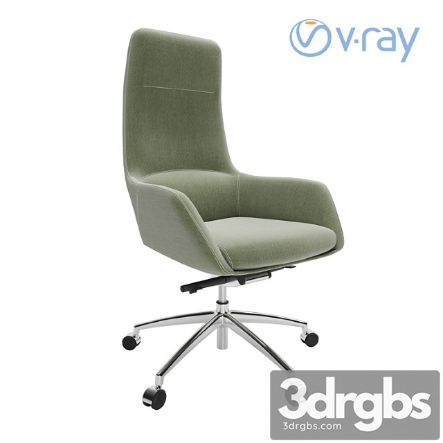 Darwin Office Chair 3dsmax Download - thumbnail 1