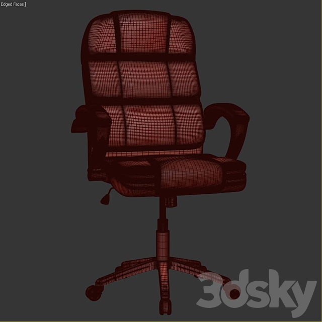 Deandre executive chair 3DSMax File - thumbnail 3