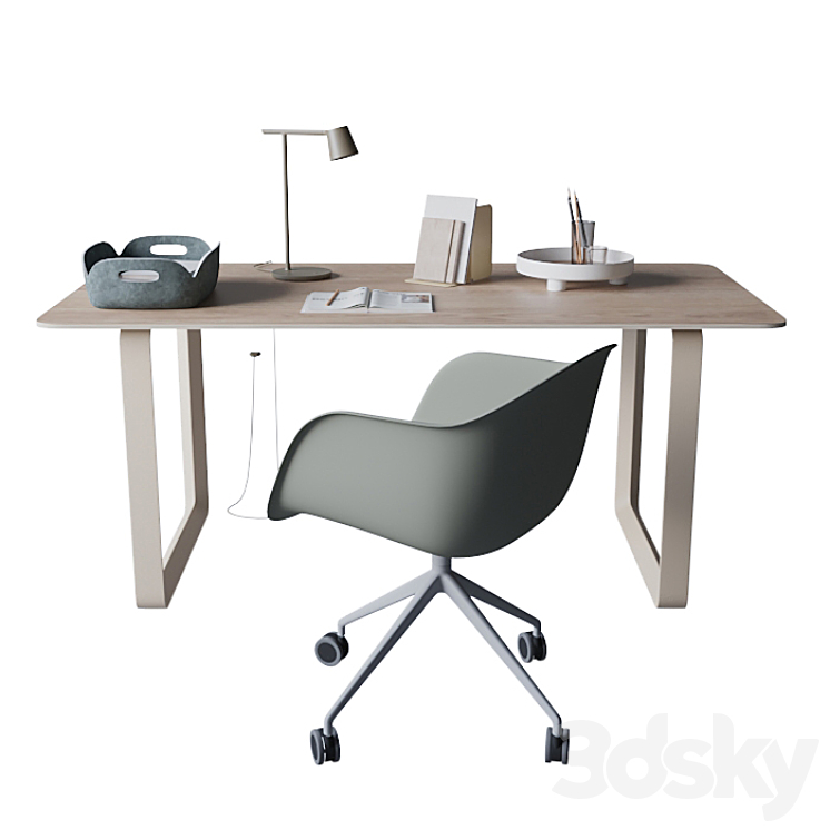 “Desk “”70\/70 Table”” by Muuto” 3DS Max - thumbnail 1