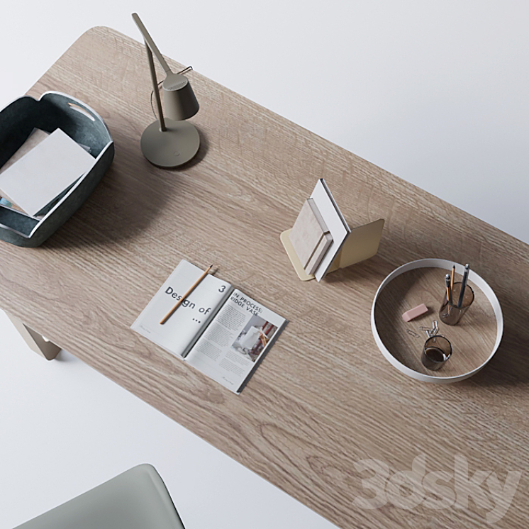 “Desk “”70\/70 Table”” by Muuto” 3DS Max - thumbnail 2