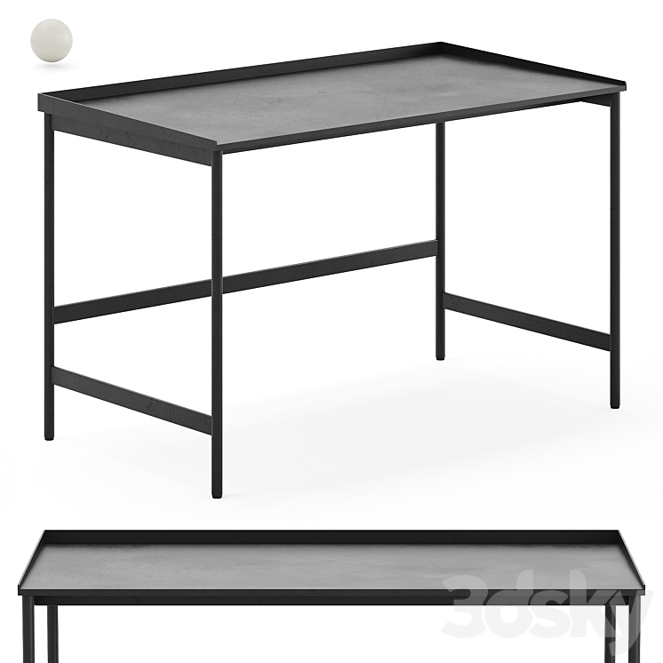 Desk Asti by BoConcept 3DS Max Model - thumbnail 1