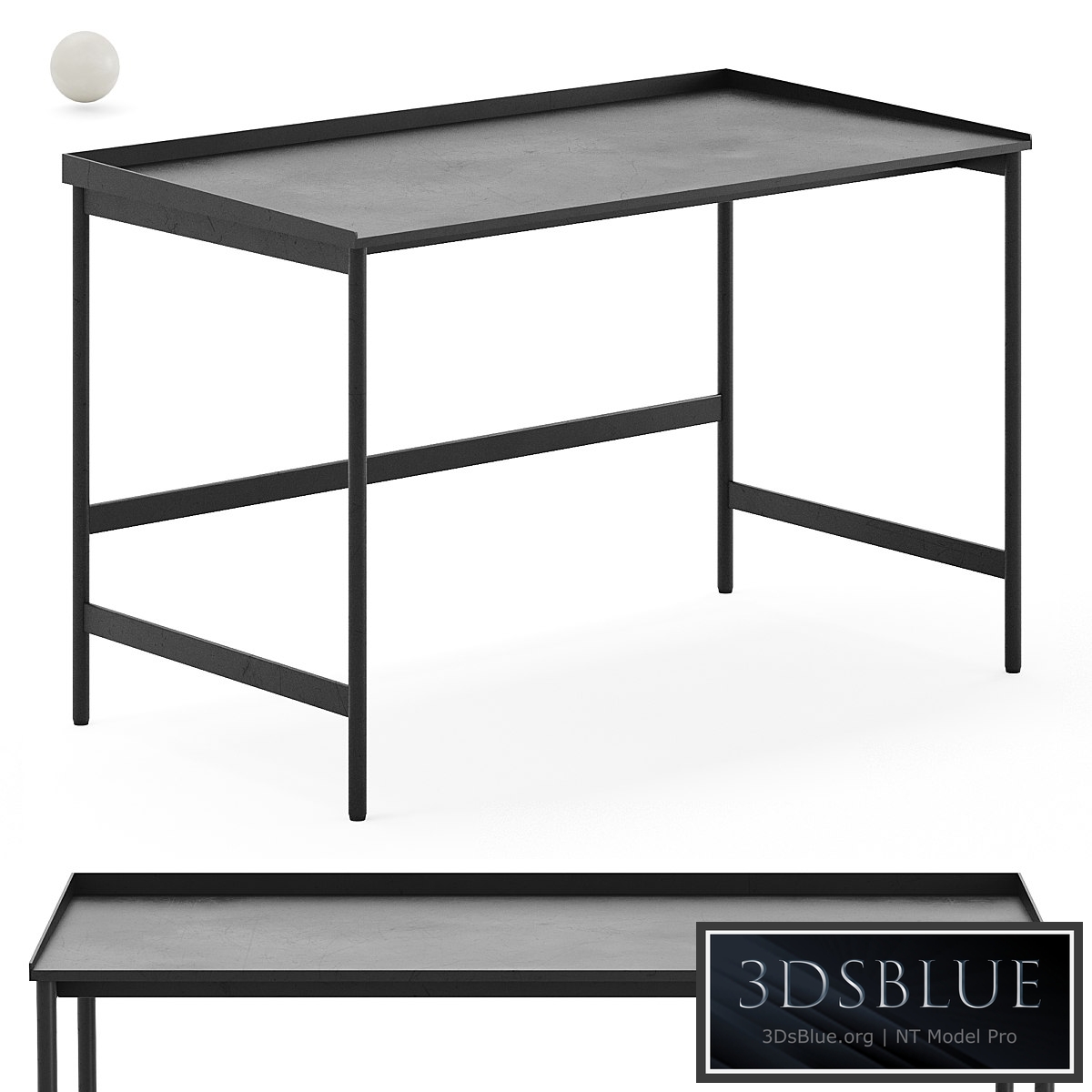 Desk Asti by BoConcept 3DS Max - thumbnail 3