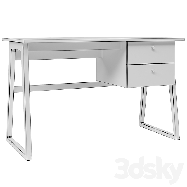 Desk Berlin 3DS Max Model - thumbnail 3