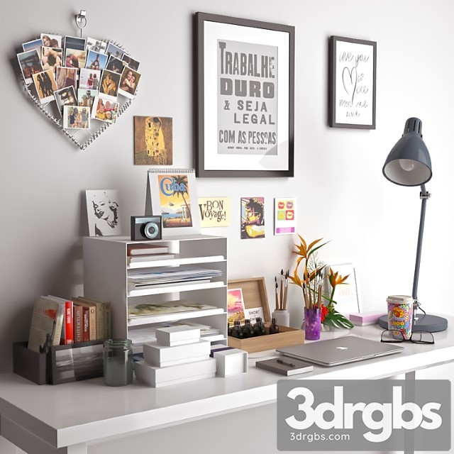 Desk Decoration 3dsmax Download - thumbnail 1