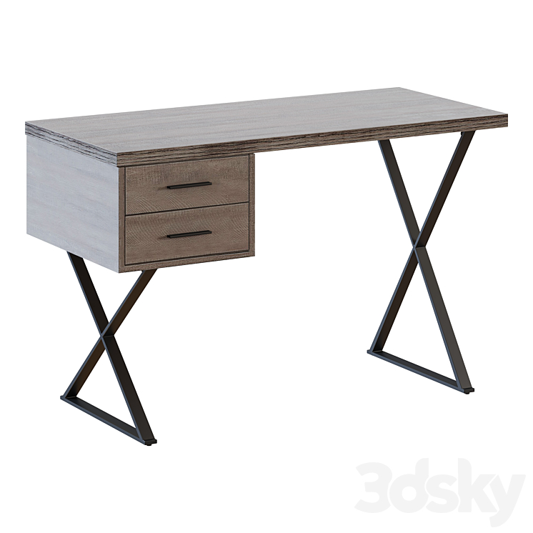 Desk Hemingway 3DS Max Model - thumbnail 1