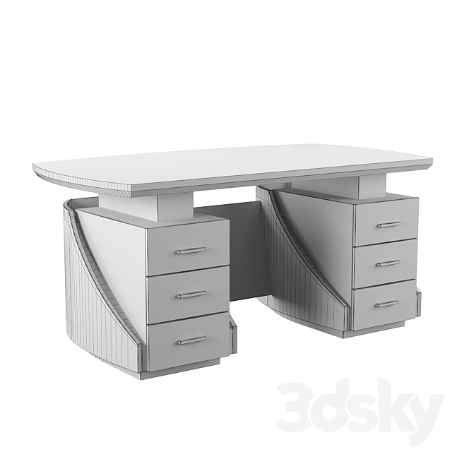 Desk Metropolis Smania reduced version 3DSMax File - thumbnail 3