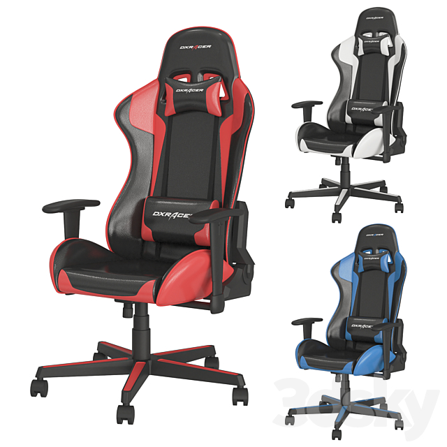 DXRacer OH _ FE00 3DS Max Model - thumbnail 1