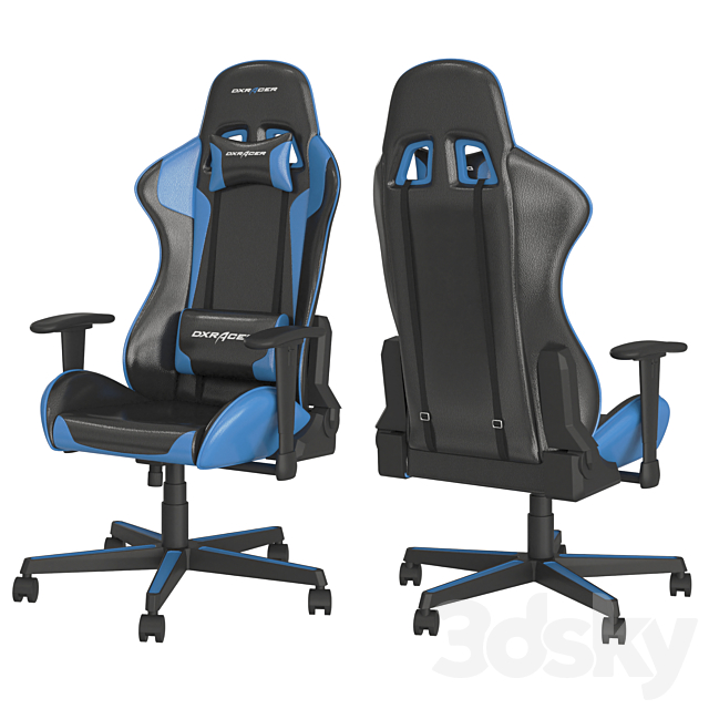 DXRacer OH _ FE00 3DS Max Model - thumbnail 3