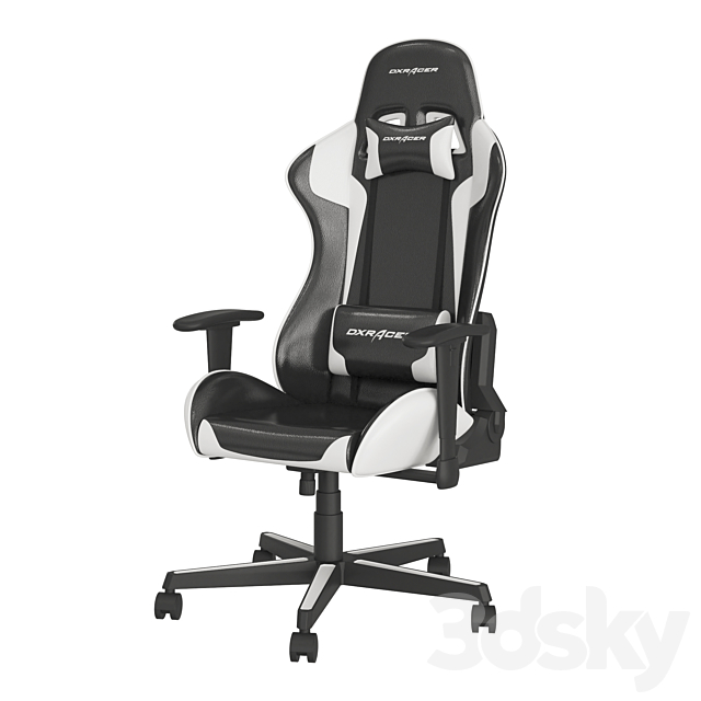 DXRacer OH _ FE00 3DS Max Model - thumbnail 5