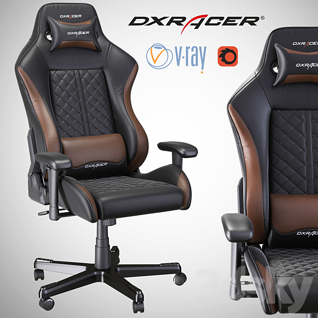 DXRacer OH DF73 NC 3DSMax File - thumbnail 1