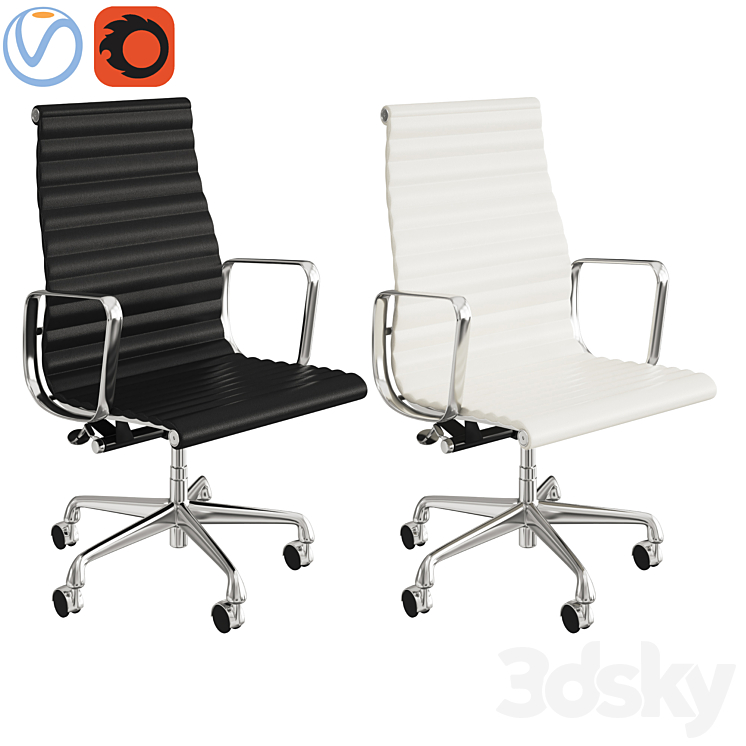 Eames executive chair 3DS Max - thumbnail 1