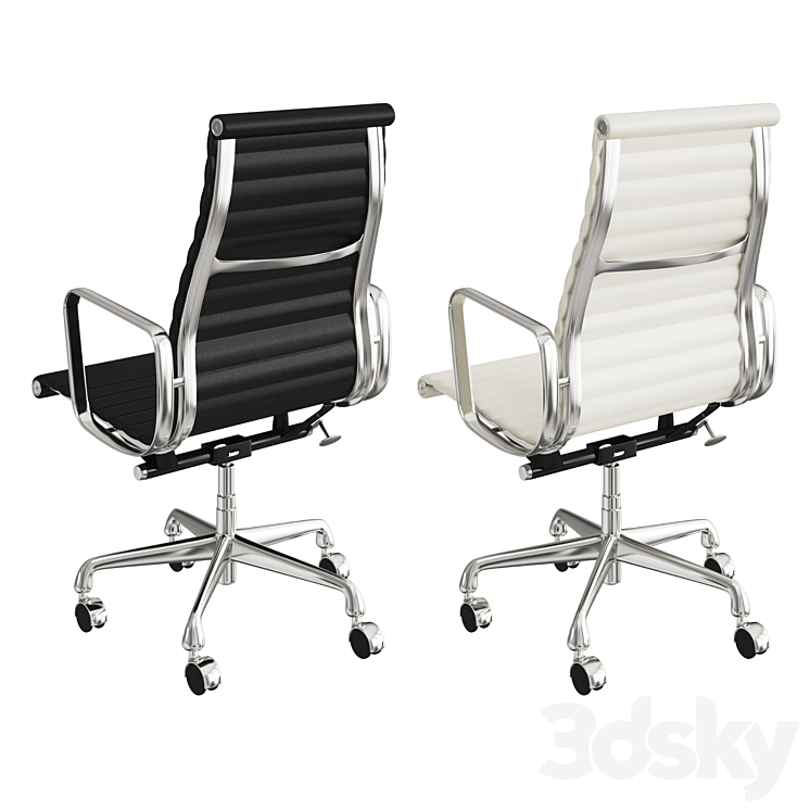 Eames executive chair 3DS Max - thumbnail 2