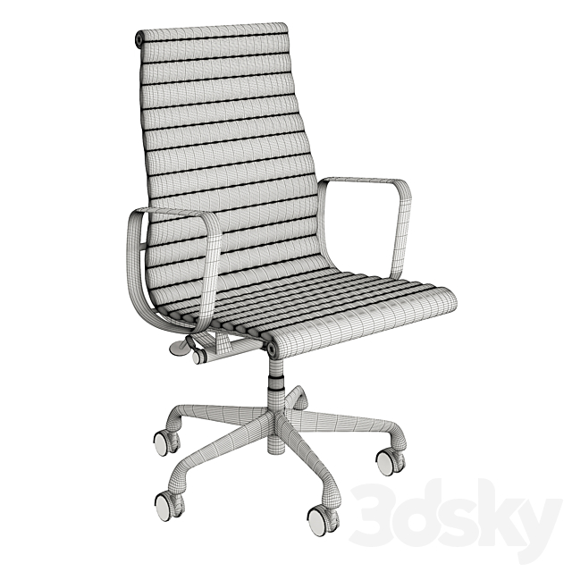 Eames executive chair 3DSMax File - thumbnail 3