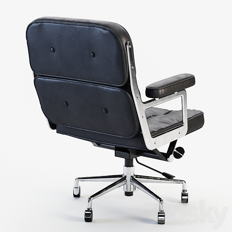 Eames Executive Lobby Chair 3DS Max - thumbnail 2