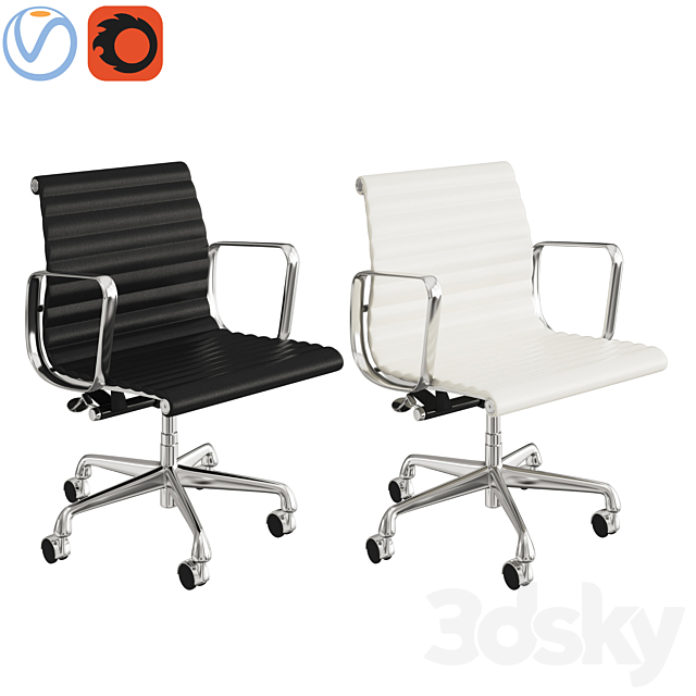 Eames management chair 3DSMax File - thumbnail 1