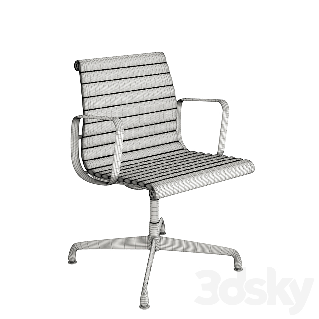 Eames management chair glides 3DSMax File - thumbnail 3