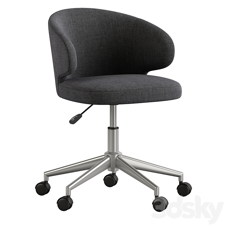 Elga office chair. LA REDOUTE INTERIEURS 3DS Max Model - thumbnail 2