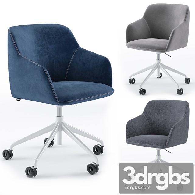 Elle Office Chair Calligaris 3dsmax Download - thumbnail 1