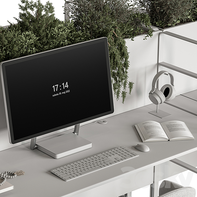 Employee Set – Office Furniture 431 3DSMax File - thumbnail 4