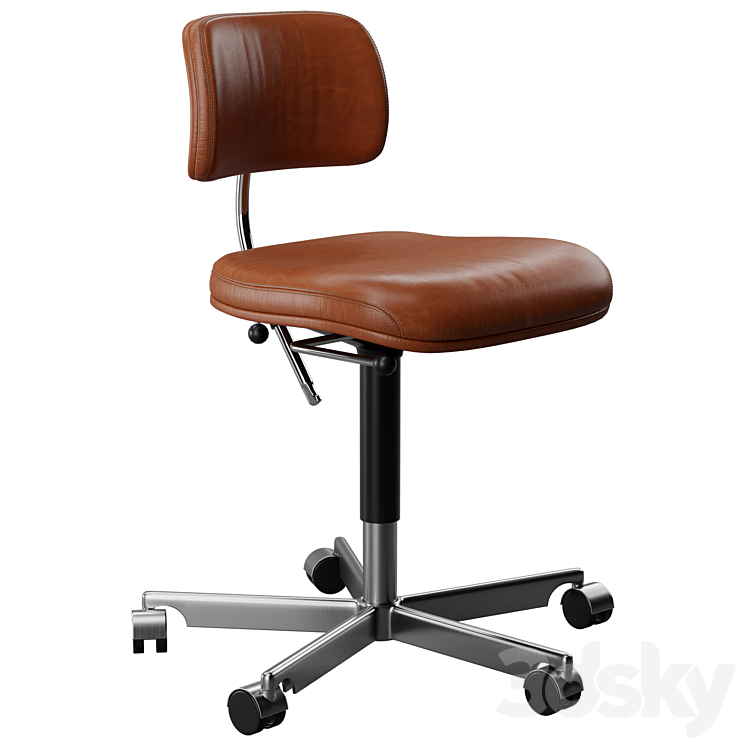 Engelbrechts Kevi 2534U chair 3DS Max - thumbnail 1